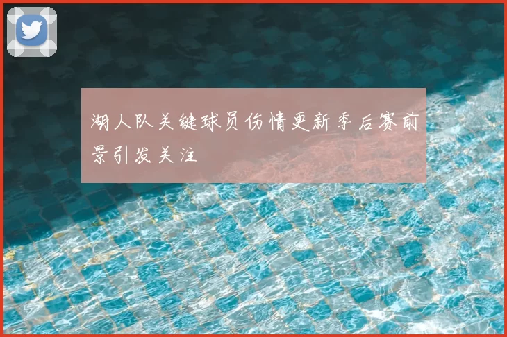 湖人队关键球员伤情更新季后赛前景引发关注